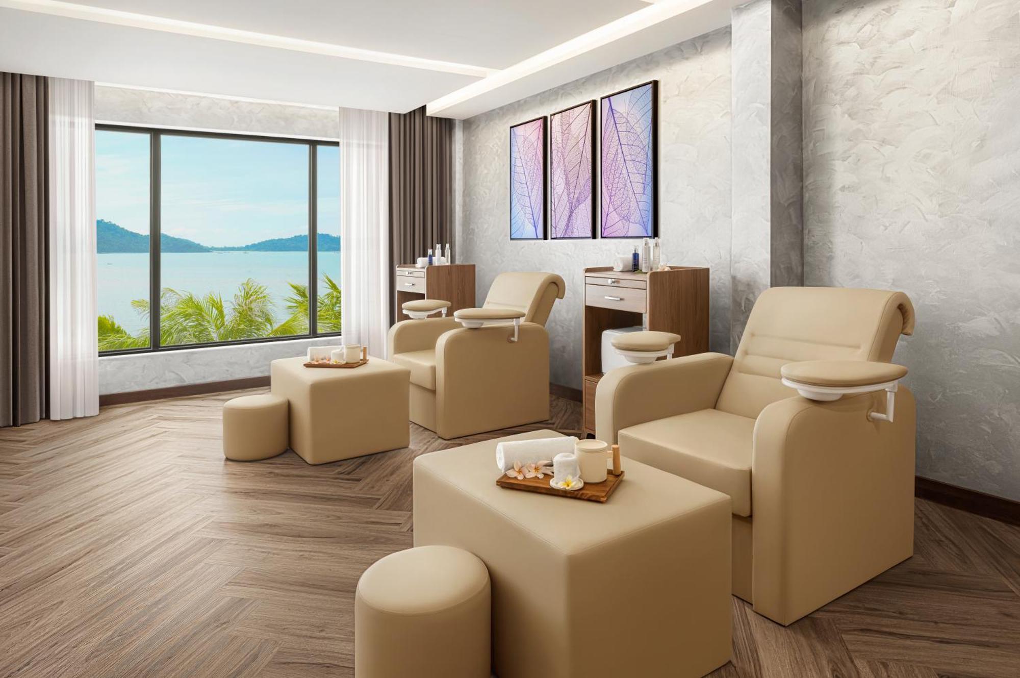 Doubletree By Hilton Damai Laut Hotell Lumut Exteriör bild