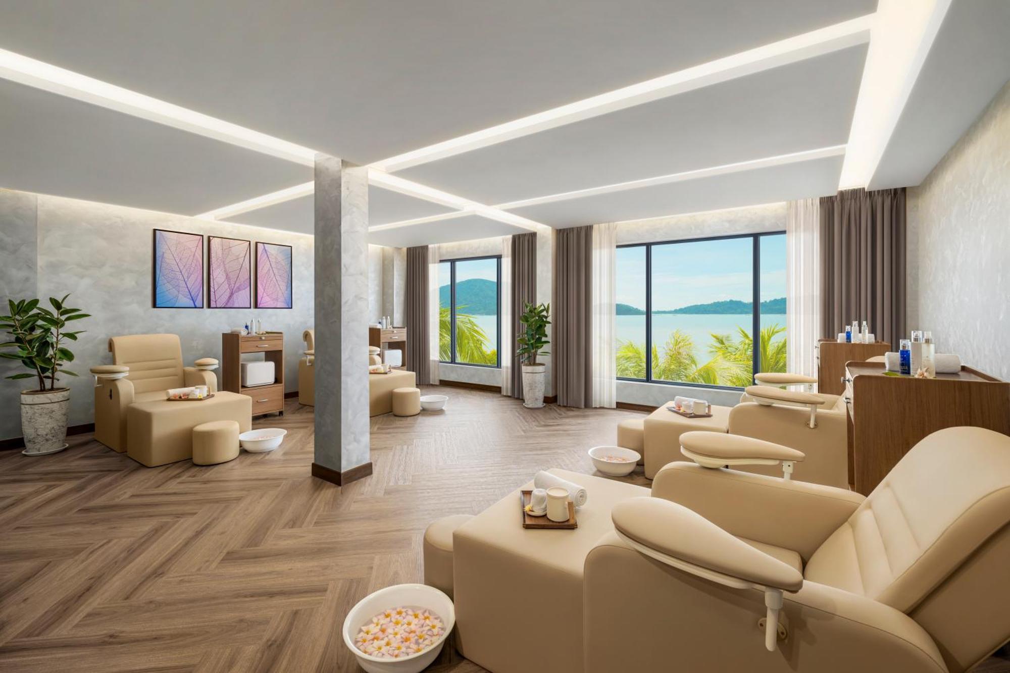 Doubletree By Hilton Damai Laut Hotell Lumut Exteriör bild